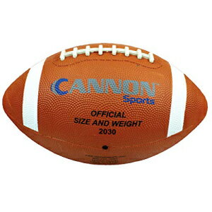 LmX|[c ItBVTCY ^o[tbg{[ Cannon Sports Official Size Tan Rubber Football