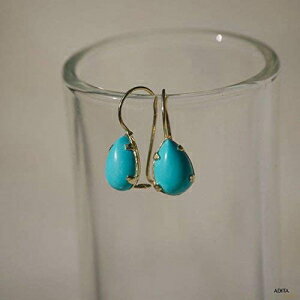 14Kɥƥɥåץԥ-14Kåɥɥڥץ󥰥ɥåץԥ7x10mmॹȡ12СʤʽΤβʼꥮե Adita Gold 14K Gold Turquoise Teardrop Earrings...
