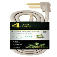 GoGreen Power GG-27104 4 '3ワイヤードライヤーコード、30アンペア Go Green Power Inc. GoGreen Power GG-27104 4' 3 Wire Dryer Cord, 30 Amp