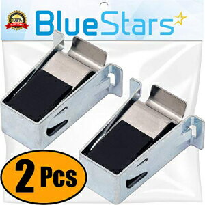 ブルースターによる超耐久性W10111905ドライヤードアキャッチ交換部品-ワールプールおよびケンモアドライヤーに完全に適合-AP4364920PS23412988572982を交換-2パック BlueStars Ultra Durable W10111905 Dryer Door Catch Replacement Part by Blue Stars - Ex