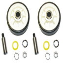 ドライヤードラムローラーキット（2個セット）-部品番号12001541 / 303373Kベルトローラー Duro Laundry Dryer Drum Roller Kit (Set of 2) - Part # 12001541 / 303373K Belt Rollers