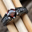 i`1Jbg[hCgK[lbg925\bhX^[OVo[GQ[WOTCY6 Natural Rocks by Kala Natural 1ct Rhodolite Garnet 925 Solid Sterling Silver Engagement Ring Size 6