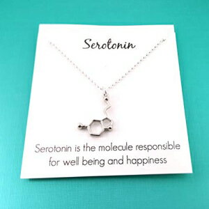 Zgjq`[X^[OVo[lbNX CY Design Studio Serotonin Molecule Charm Sterling Silver Necklace