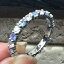 ʥ륿󥶥ʥ925åɥ󥰥С˥ƥХɥ9.25 Natural Rocks by Kala Natural Tanzanite 925 Solid Sterling Silver Eternity Band Ring 9.25