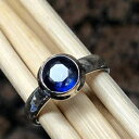 i`Cu[JCiCg925X^[OVo[GQ[WOTCY7 Natural Rocks by Kala Natural Royal Blue Kyanite 925 Sterling Silver Engagement Ring Size 7