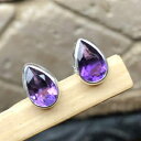 i`p[vAWXg925\bhX^[OVo[CO7mm Natural Rocks by Kala Natural Purple Amethyst 925 Solid Sterling Silver Earrings 7mm