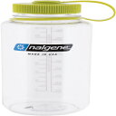 32オンス、クリア、グリーンキャップ付き、NalgeneTritan広口BPAフリーウォーターボトル 32 oz, Clear w/ Green Cap, Nalgene Tritan Wide Mouth BPA-Free Water Bottle