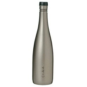 Xm[s[N(Snow Peak) `^ Y Vo[ t[TCY Snow Peak Men's Titanium Sake Bottle, Silver, One Size