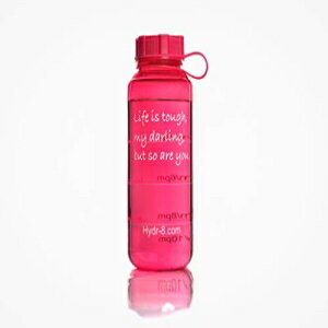 (sN) Hydr-8 X|[c EH[^[ {g 1000 mL Tritan BPA t[ vX`bN 32 IX (PINK) Hydr-8 Sports Water Bottle 1000mL Tritan BPA Free Plastic 32oz