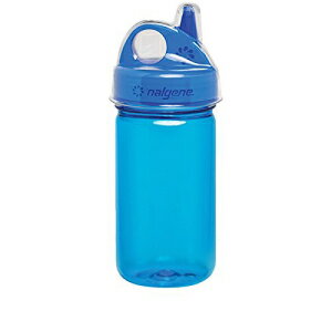 Nalgene Obv Ah Kv {g Jo[tAu[A12 IX Nalgene Grip-N-Gulp Bottle with Cover, Blue, 12 oz