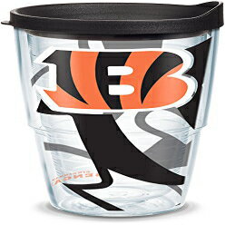 Tervis 1290853 NFL シンシナティ ベンガルズ タンブラー、24 オンス、クリア Tervis 1290853 NFL Cincinnati Bengals Tumbler, 24 oz, Clear