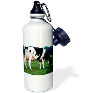 3dRose wb_624_1 zX^C JE X|[c EH[^[ {gA21 IXAzCg 3dRose wb_624_1 Holstein Cow Sports Water Bottle, 21 oz, White