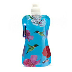 |Pbg{g Zees Inc CB1032 n~Oo[h ܂肽݃{gA16 IXA}`J[ Pocket Bottles Zees Inc Cb1032 Hummingbird Foldable Bottle, 16 Oz, Multicolor