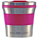 Green Canteen DWCM-2003-PK二重壁ステンレス鋼サーマルコーヒーマグ、16オンス、ピンク Green Canteen DWCM-2003-PK Double Wall Stainless SteelThermal Coffee Mug, 16oz, Pink