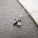 3Dour[^Cj[X^[OVo[r[lbNX CY Design Studio 3D Bumblebee Tiny Sterling Silver Bee Necklace