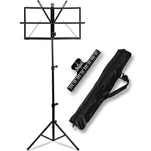 IRONTREE譜面台-キャリングバッグ付き折りたたみ式譜面台 IRONTREE Music Stand - Folding Music Holder with Carrying Bag
