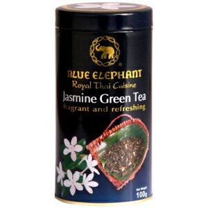 ブルーエレファント タイ プレミアムジャスミン緑茶 100g Blue elephant thai premium jasmine green tea 100 g