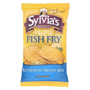 シルビアのフィッシュフライミックス - 9～10オンスのケース Sylvia's Fish Fry Mix - Case of 9 - 10 oz.