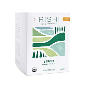 楽天GlomarketRishi Tea & Botanicals 煎茶有機緑茶、15 袋 （2 個パック） Rishi Tea & Botanicals Sencha Organic Green Tea, 15 sachets （Pack of 2）