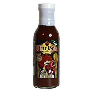 t@bg{[C i` BBQ \[XAXeBbL[X^btA12 IX (6 pbN) Fat Boy Natural BBQ Sauce, Sticky Stuff, 12 oz (Pack of 6)