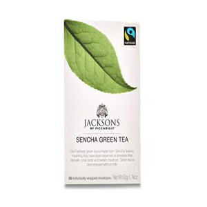 Jacksons Fairtrade Pure Chinese Sencha Green Tea (20) - Pack of 6