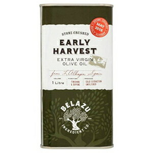 Belazu アーリーハーベスト エクストラバージン オリーブオイル 缶 - 1L (33.81fl oz) Belazu Early Harvest Extra Virgin Olive Oil Tin - 1L (33.81fl oz)