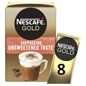 オリジナル ネスカフェ ゴールド カプチーノ 無糖味コーヒー袋 英国から輸入 英国の最高のコーヒー ネスカフェ カフェ スタイル カプチーノ 無糖コーヒー袋 Original Nescafe Gold Cappuccino Unsweetened Taste Coffee Sachets Imported From The Uk