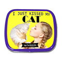 I Just Kissed My Cat Mints – 猫好きへの面白いギフト – Crazy Cat Lady Gifts – 面白いミント缶 – 猫好きのためのストッキング詰め物 – Gears Out のウィンターグリーン ミント I Just Kissed My Cat Mints – Funny Gift for Cat L