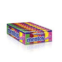 gX C{[ `[C ~g 20 [ {Ji_A} Mentos Rainbow Chewy Mints, 20 Rolls {Imported from Canada}