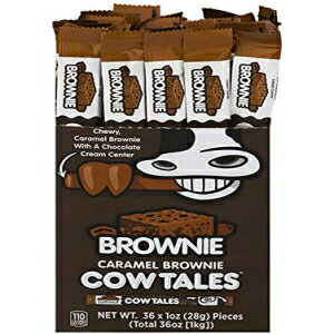 Goetze's Cow Tales、キャラメルブラウニー、1オンス - 36個ディスプレイパック Goetze's Cow Tales, Caramel Brownie, 1 Ounce - 36 Count Display Pack