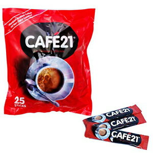 3 パック Cafe21 - 2 in 1 インスタント コーヒーミックス 砂糖無添加 (3 x 25 サシェ) 無料速達配送 3 Pack Cafe21 - 2 in 1 Instant Coffeemix No Sugar Added (3 x 25 Sachets) Free Express Delivery