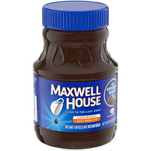Maxwell House オリジナル ブレンド インスタント コーヒー ミディアム ロースト 8 オンス キャニスター、3 パック Maxwell House Original Blend Instant Coffee Medium Roast 8 Ounce Canister, 3 Pack