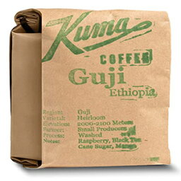 GoCoffeeGo Kuma Coffee "Ethiopia Guji" Medium Roasted Whole Bean Coffee - 12 Ounce Bag