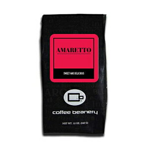 アマレットフレーバーコーヒー、スペシャルティアラビカコーヒー、ミディアムロースト、12オンス、粗挽き Amaretto Flavored Coffee, Specialty Arabica Coffee, Medium Roast, 12 ounce, Coarse