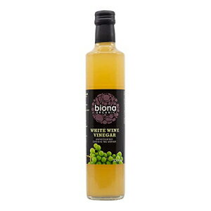 ビオナ オーガニック白ワインビネガー 500ml (6本入) Biona Organic White Wine Vinegar 500 ml (Pack of 6)