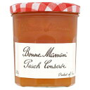 ボンヌ ママン ピーチ コンサーブ - 370g (0.82ポンド) Bonne Maman Peach Conserve - 370g (0.82lbs)