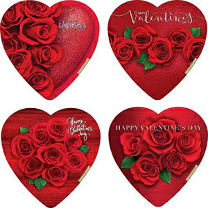 Elmer チョコレート バレンタインデー ローズブーケ デザイン ハート型 6オンス チョコレート ギフトボックス Elmer Chocolate Valentine's Day Rose Bouquet Design Heart Shaped, 6 Ounce Chocolate Gift Box
