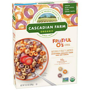 Cascadian Farm オーガニック Fruitful O's シリアル、10.19 オンス Cascadian Farm Organic Fruitful O's Cereal, 10.19 oz