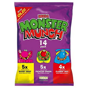 ウォーカーズ モンスターマンチ - バラエティ (12x22g) - 2 個パック Walkers Monster Munch - Variety (12x22g) - Pack of 2