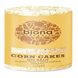 ビオナ オーガニック コーンケーキ 無塩 110g 6個入 Biona Organic Corn Cakes No Salt 110g - Pack of 6