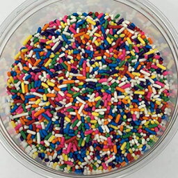 Kerry Sprinkles Carnival Mix Multicolor Jimmies Topping 8 ounces colored sprinkles