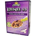 Food For Life Ezekiel 4:9 オーガニック発芽穀物シリアル シナモンレーズン 16 オンス箱 (12 個パック) Food For Life Ezekiel 4:9 Organic Sprouted Grain Cereal, Cinnamon Raisin, 16-Ounce Boxes (Pack of 12)