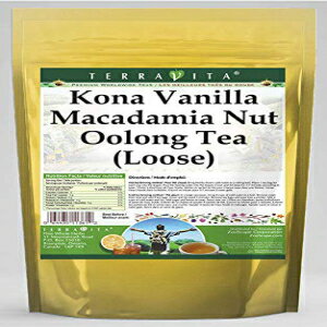 コナ バニラ マカダミア ナッツ ウーロン茶 (ルース) (8 オンス、ZIN: 539904) - 3 パック Kona Vanilla Macadamia Nut Oolong Tea (Loose) (8 oz, ZIN: 539904) - 3 Pack