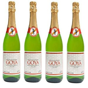 楽天GlomarketAl Amin Foods Goya Authentic Sparkling Apple Cider Non Alcoholic 4 Bottles 12.5 fl.oz/750ml each. Product of Spain