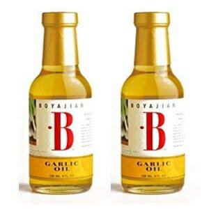 ボヤジャン ガーリック インフューズド オイル 226.8g (2 個パック) - 2 個セット Boyajian Garlic Infused Oil 8 Oz (Pack of 2) - SET OF 2