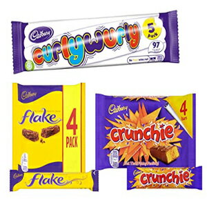 キャドバリー チョコレート バラエティ パック クランチ 4 個 フレーク 4 個 カーリーワーリー 4 個 Cadbury Chocolates Variety Pack 4 Crunchie 4 Flake 4 curly wurly