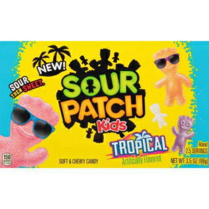 T[pb`LbY gsJÎ_ςO~LfB (2) Sour Patch Kids Tropical Sweet and Sour Gummy Candy (Pack of 2)