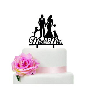 Mr & Mrs ǥ  ȥåѡեޡ   ǥ  ȥåѡѤʥǥ  ȥåѡ֥å 륨å  ȥåѡʸ TzTwodcaz Mr & Mrs Wedding Cake Topper, Farmer South...