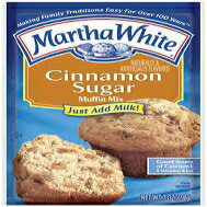 マーサ ホワイト シナモン シュガー マフィン ミックス 198.4g パウチ (6個入) Martha White Cinnamon Sugar Muffin Mix 7oz Pouch (Pack of 6)