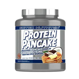 Scitec Nutrition プロテイン パンケーキ ミックス - 1034.2g、ホワイト チョコレート ココナッツ Scitec Nutrition Protein Pancake Mix - 2.28 Pound, White Chocolate Coconut